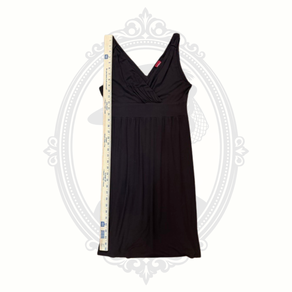 Merona Black Sleeveless Empire Waist Knit Dress Women's Medium