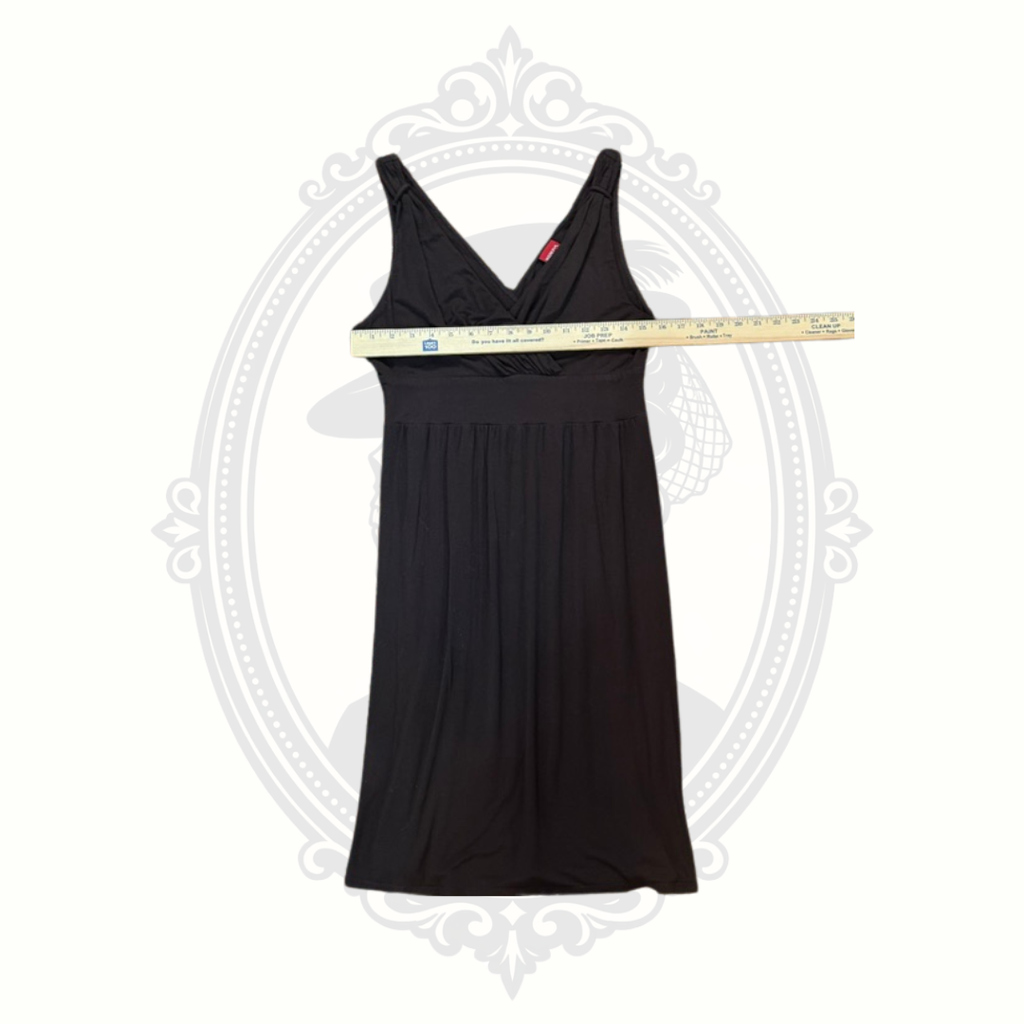Merona Black Sleeveless Empire Waist Knit Dress Women's Medium