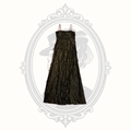 Morgan & Co. Black Metallic Shimmer Formal Evening Gown - Size 7