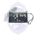 Morticia & Gomez Addams “Every Girl Wants to Feel” Zippered Wristlet Pouch