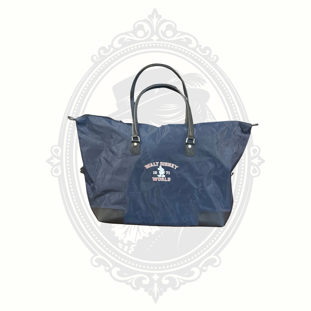 disney tote travel bag Off To Again Park Vintage Style Dj Vu Unisex Beige detachable shoulder strap for comfortable carry Disney Mickey & Friends Tote