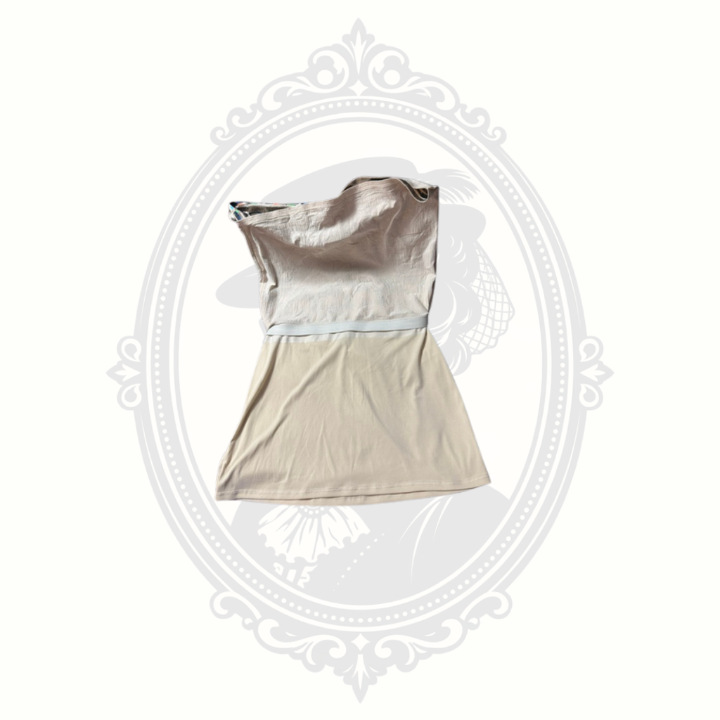 Iterior view of Express mini skirt showing lining