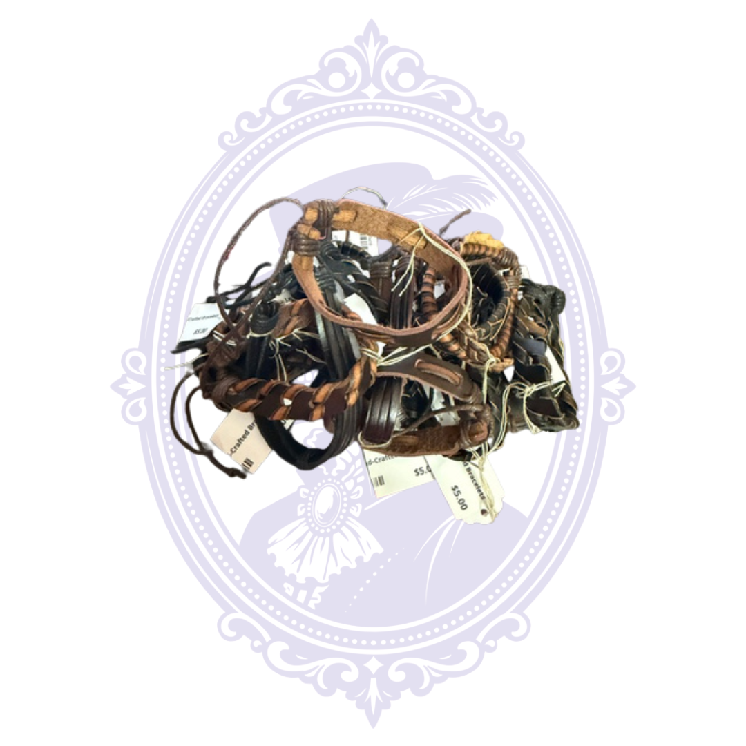 Mrs. Bones Jewelry Bar – Genuine Leather Bracelets