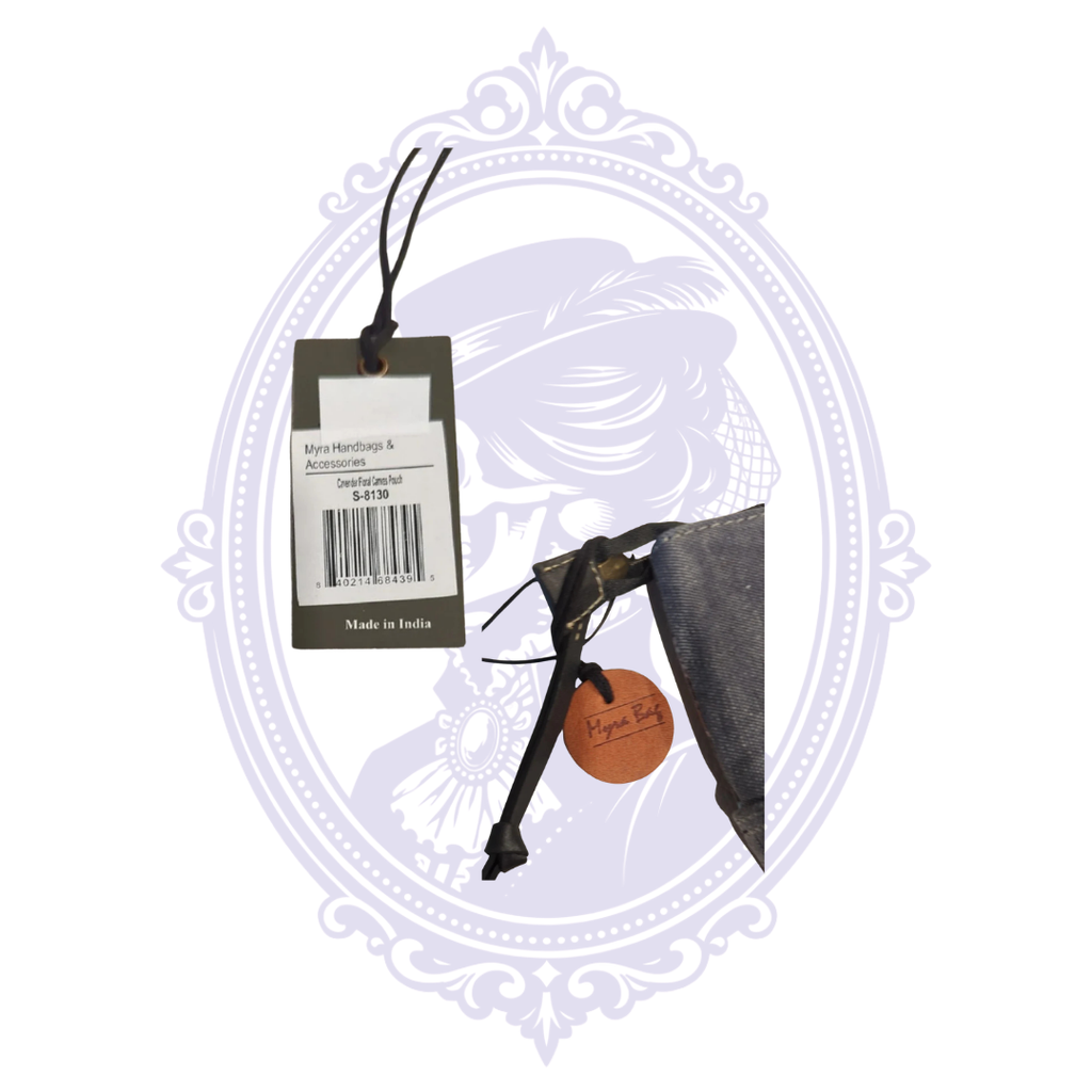 Myra Bag Concealer Floral Canvas Pouch S-8130