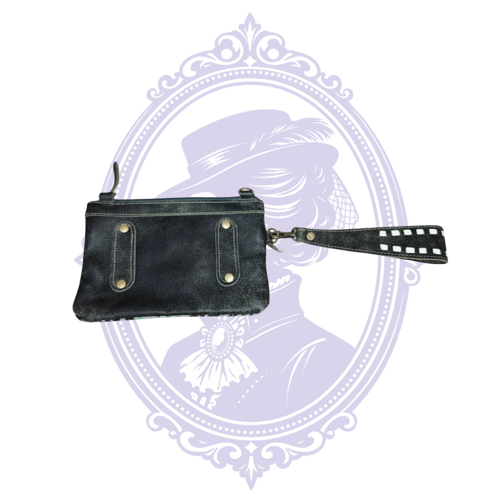Black back showing two belt loops