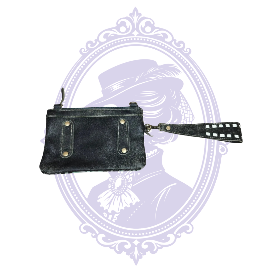 Black back showing two belt loops