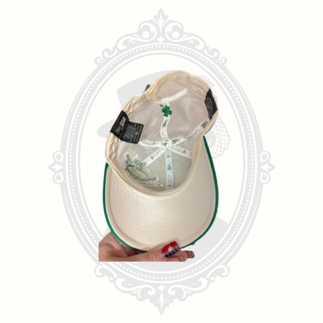 New Era Pittsburgh Penguins Women's St Patrick's Day Mesh Trucker Hat NHL