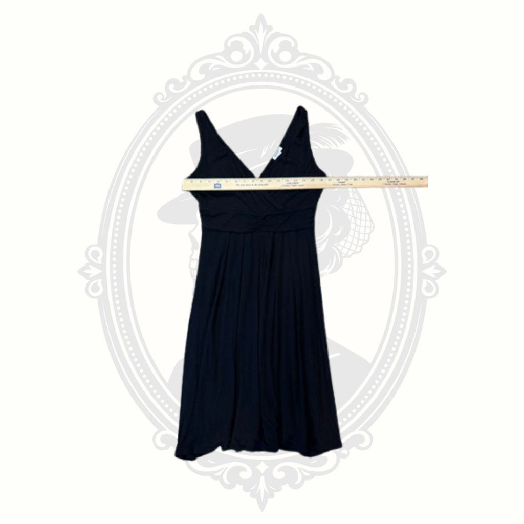 Old Navy Black Sleeveless Empire Waist Knit Dress | Women's Medium