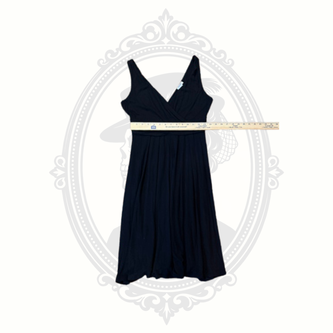 Old Navy Black Sleeveless Empire Waist Knit Dress | Women's Medium