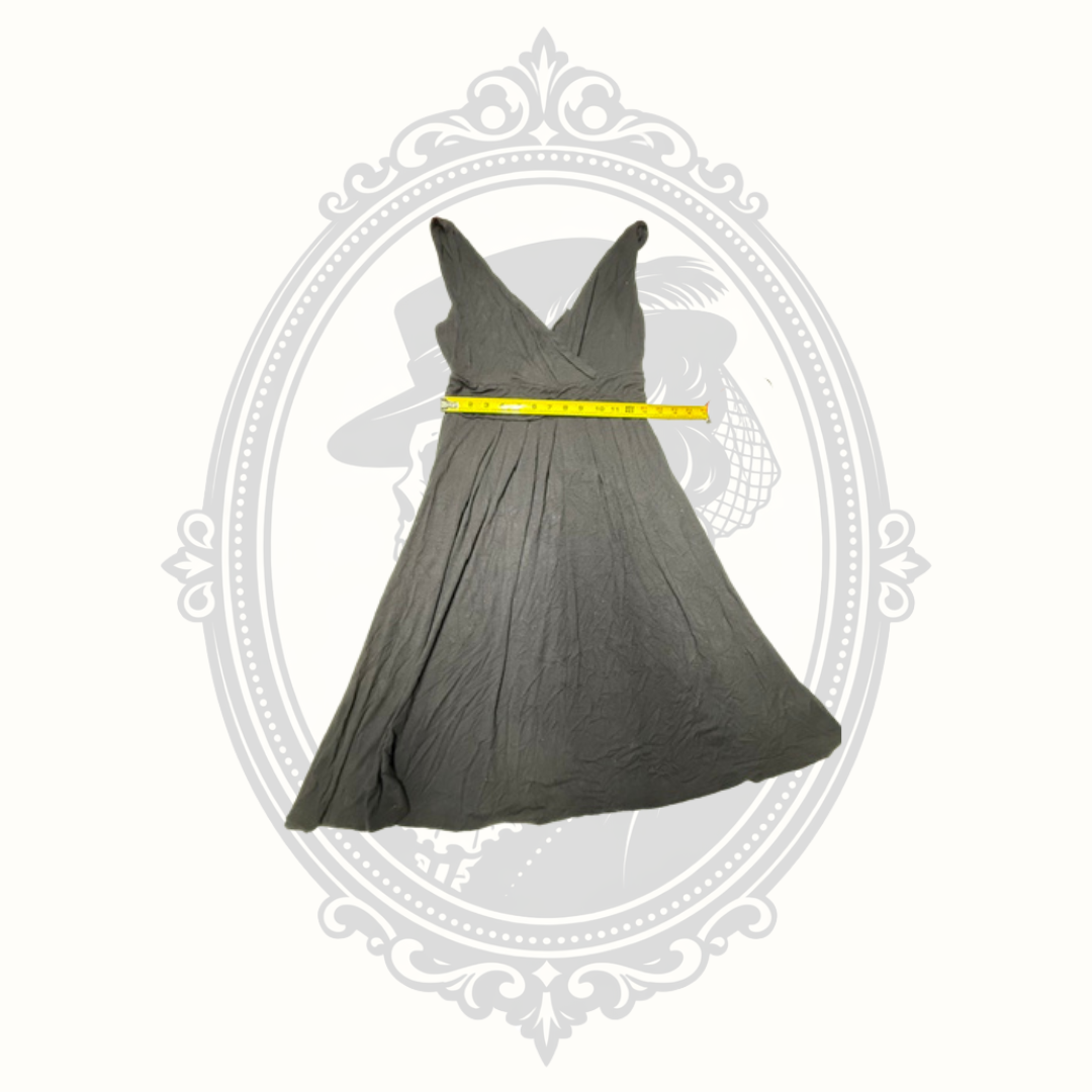 Old Navy Black Sleeveless Empire Waist Swing Dress Women's Medium