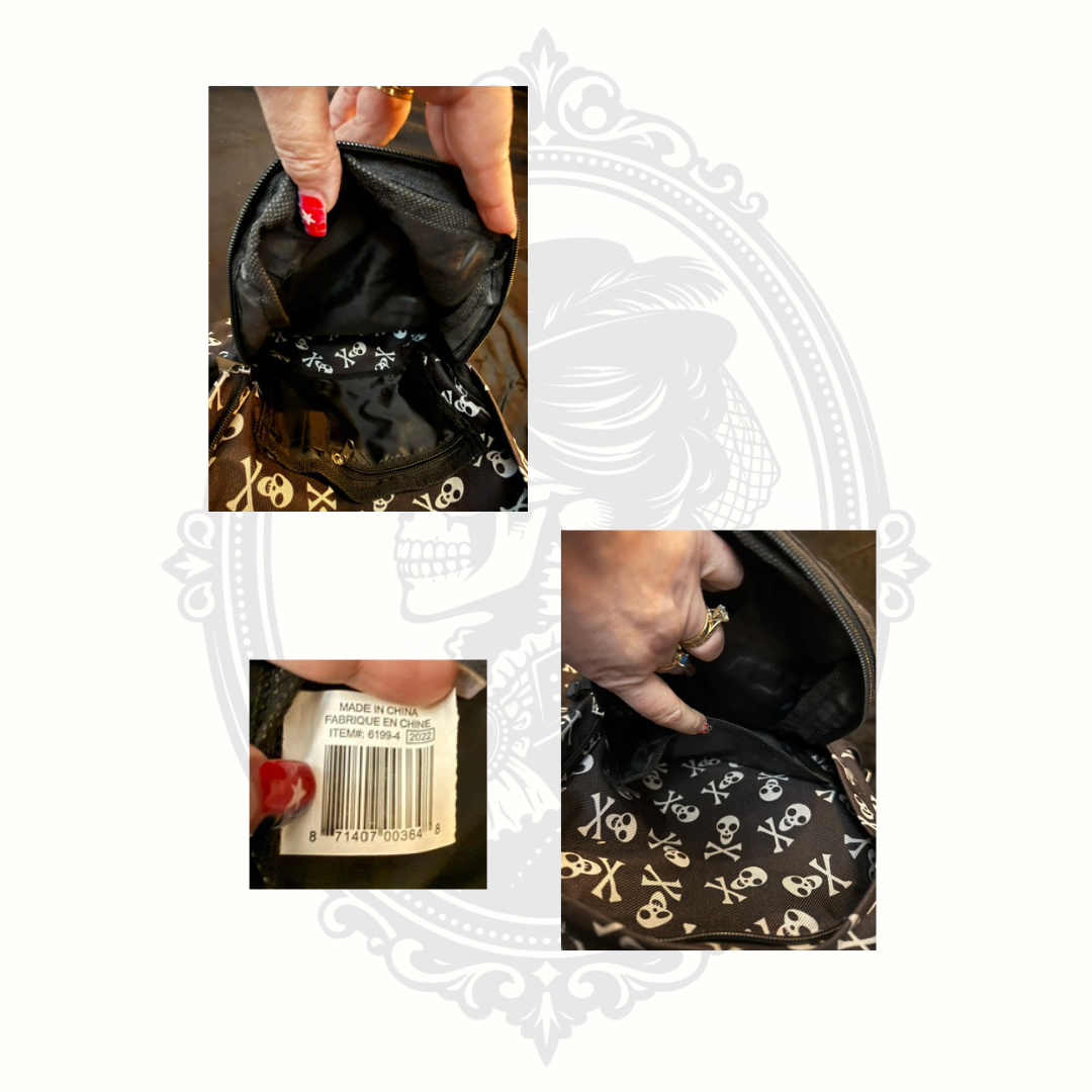 Overland Travelware Skull & Crossbones Backpack