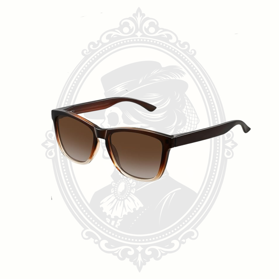 Polarized Retro Square Sunglasses | UV400 Protection | 3 Color Options