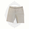 Preswick & Moore Sport Women's Pinstripe Bermuda Shorts Size 16 Cotton Stretch