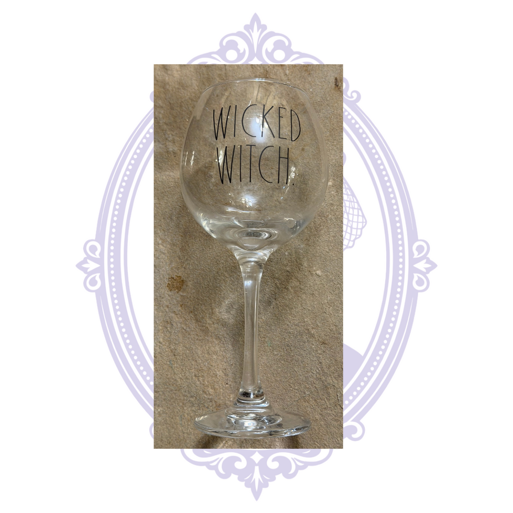 Wicked Witch glass full view