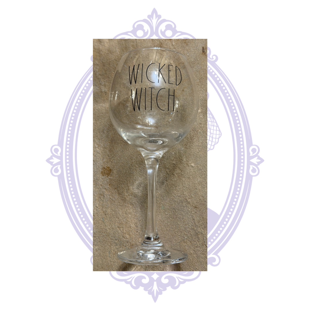Wicked Witch glass full view