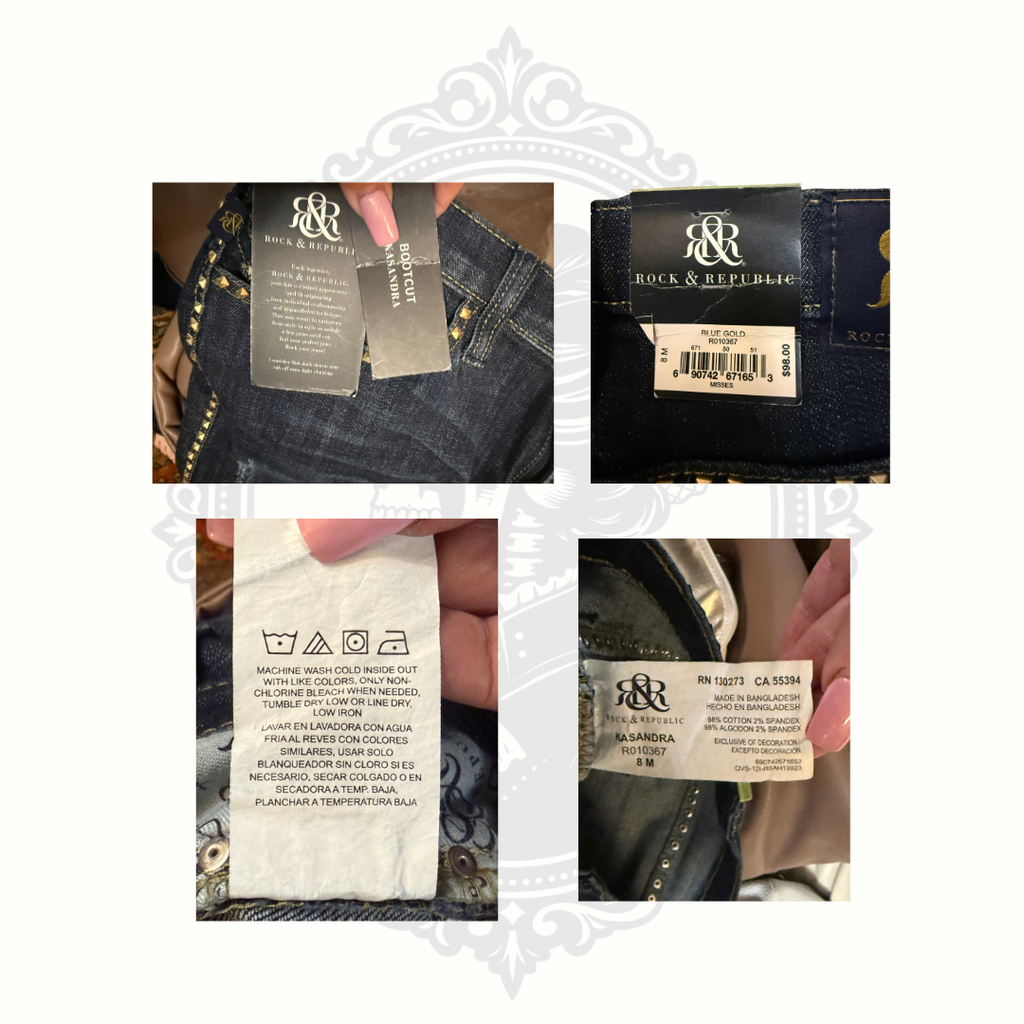 Rock and Republic jeans new with tags original retail label and branding