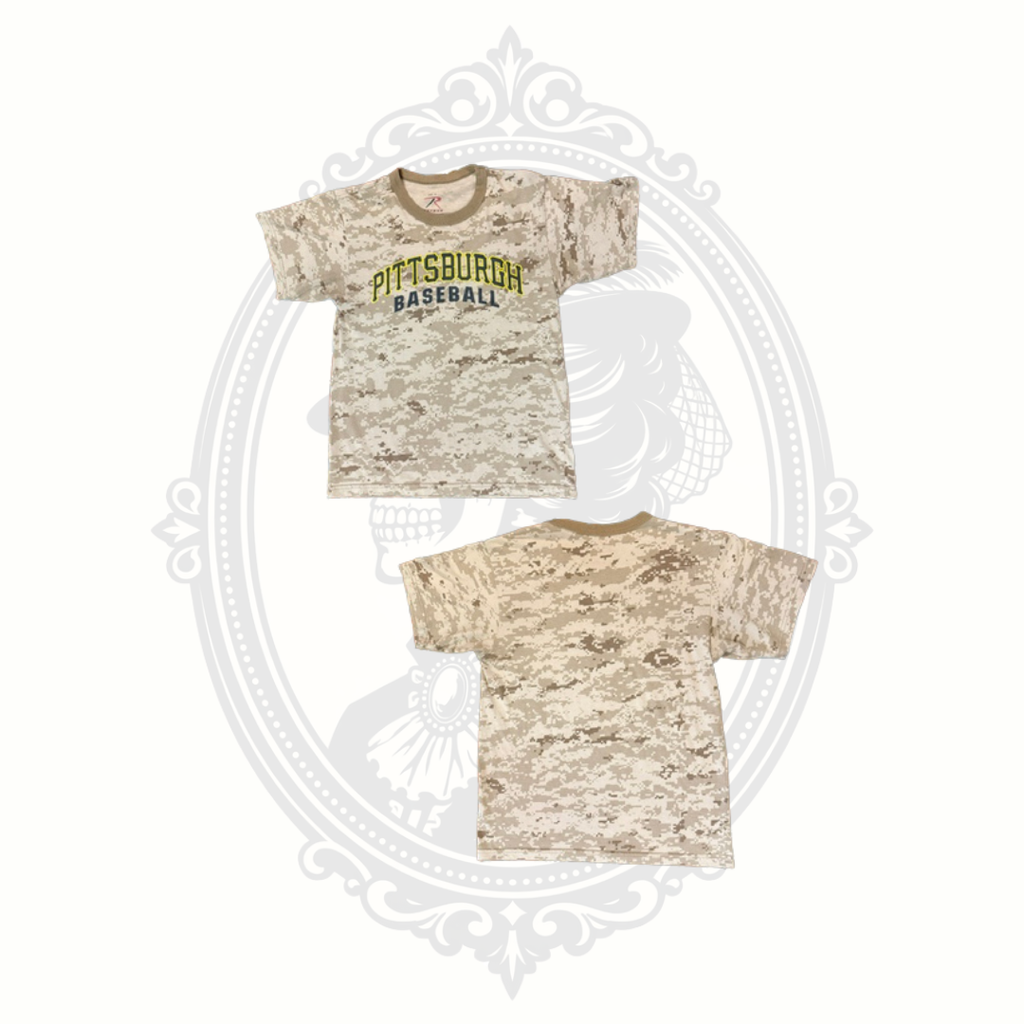 Rothco Pittsburgh Baseball Desert Digital Camo Pittsburgh Baseball T-Shirt Small