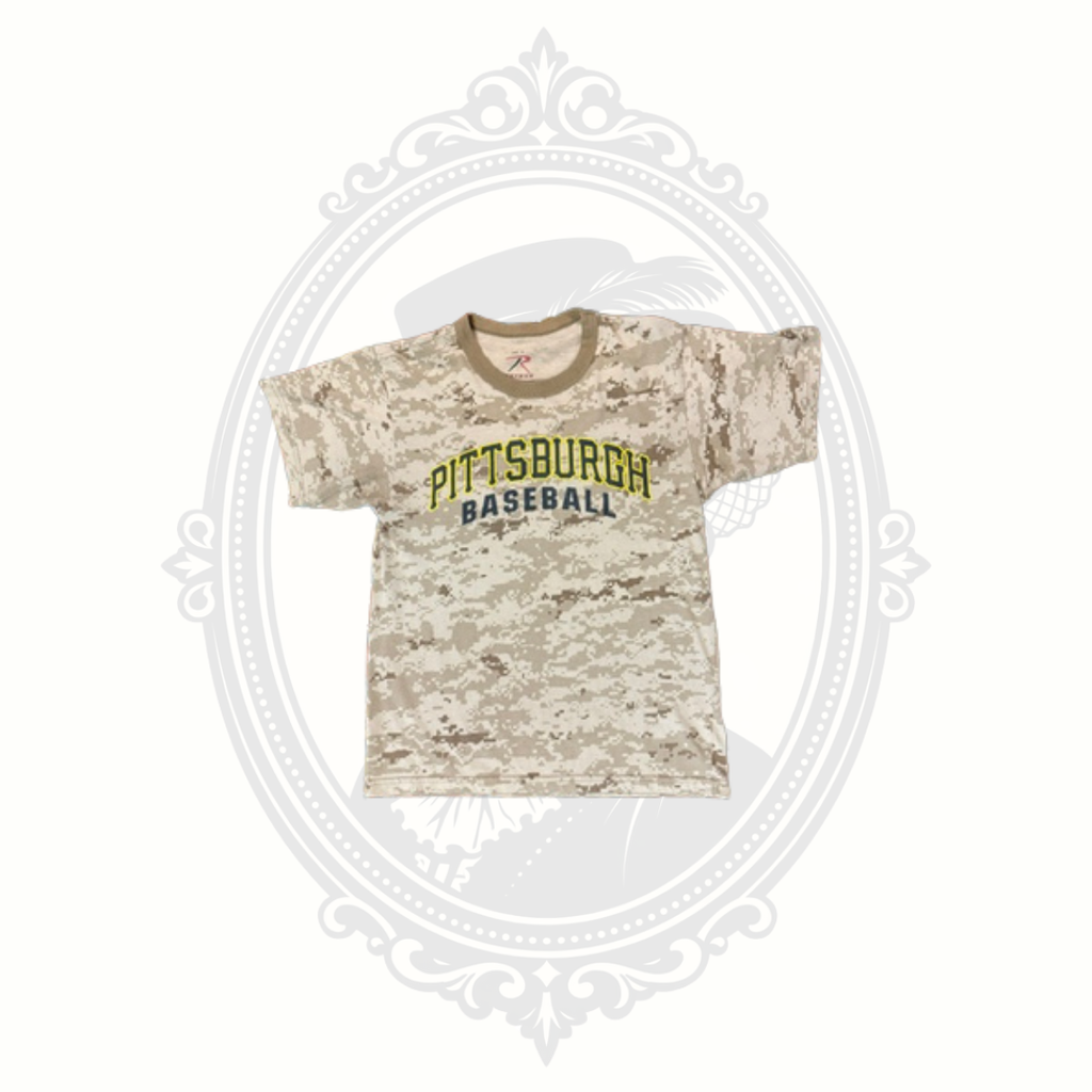 Rothco Pittsburgh Baseball Desert Digital Camo Pittsburgh Baseball T-Shirt Small