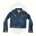 route-66-girls-dark-wash-denim-jacket-size-10-12-front-image