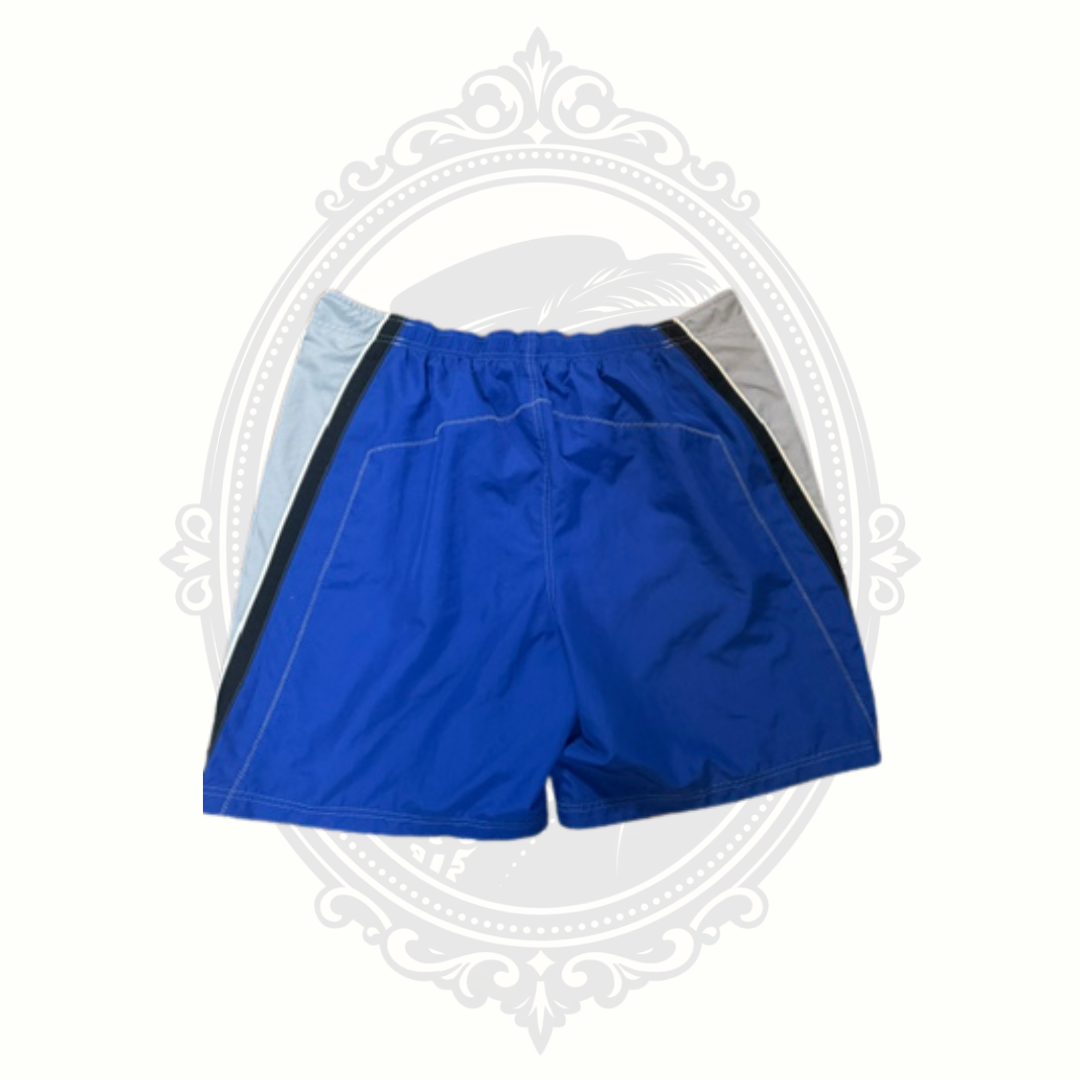 Speedo Men's Blue Colorblock Board Shorts Swim Trunks XL