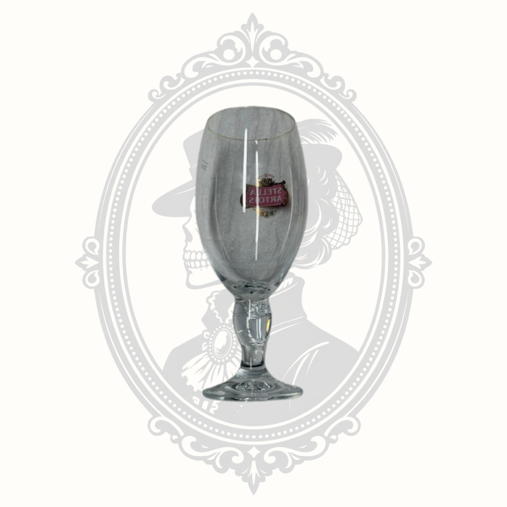 Stella Artois Belgian Beer Chalice Glass – Gold Rim 33cl