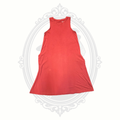 Time and Tru Red Sleeveless Swing Dress with Pockets Women's Small (4-6)