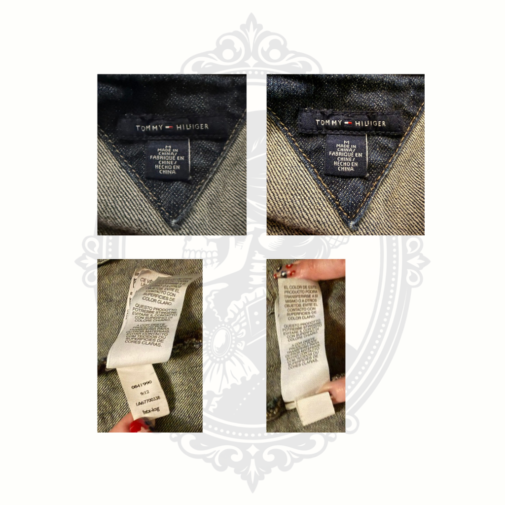Tommy Hilfiger Women's Dark Wash Denim Jacket Medium Stretch Jean Jacket