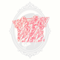 Tradition Image Women's 2X Pink White Floral Stretch Top Plus Size 22W 20W