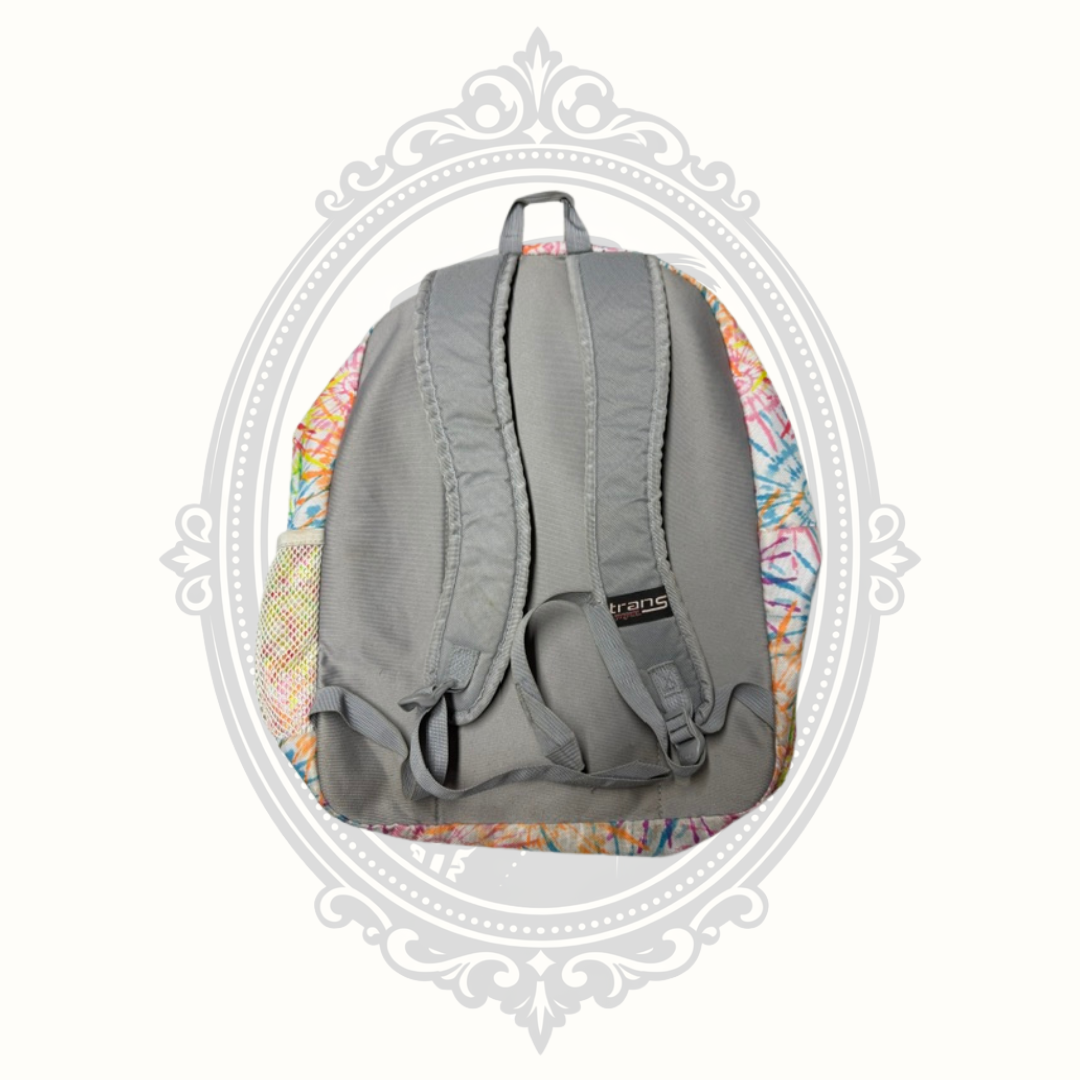 Trans by JanSport Multicolor Tie-Dye Backpack Book Bag with Organizer Pocket