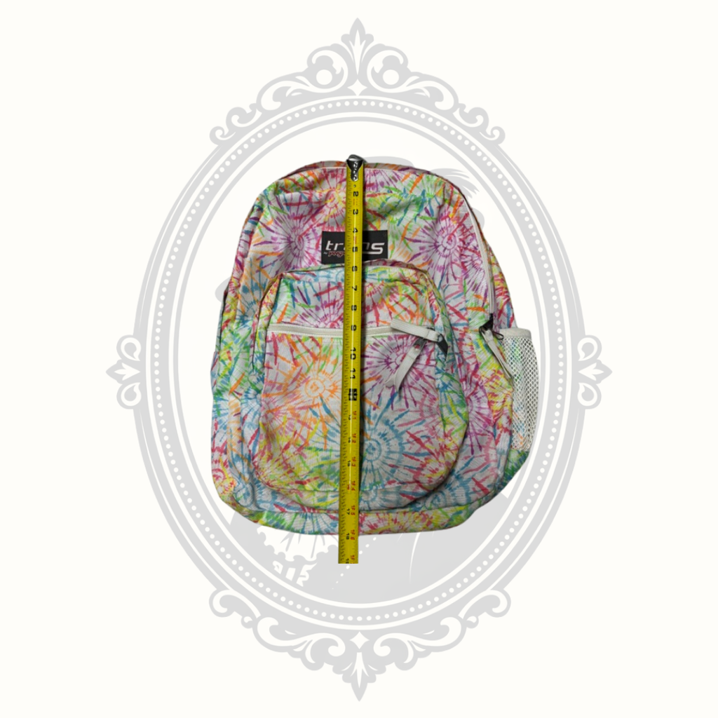 Trans by JanSport Multicolor Tie-Dye Backpack Book Bag with Organizer Pocket