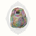 Trans by JanSport Multicolor Tie-Dye Backpack Book Bag with Organizer Pocket