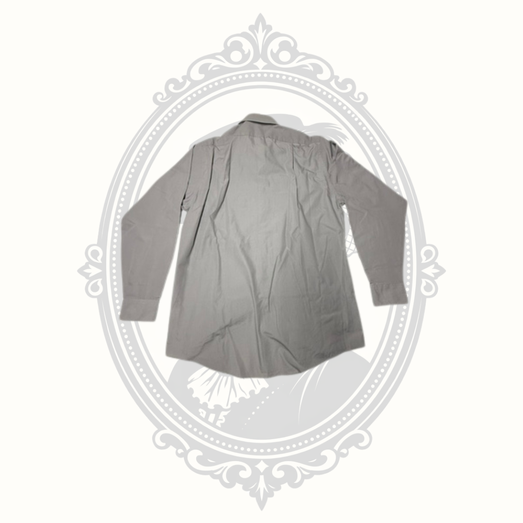 Van Heusen Men's Gray Wrinkle Free Poplin Dress Shirt – 15½ 34/35