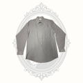 Van Heusen Men's Gray Wrinkle Free Poplin Dress Shirt – 15½ 34/35