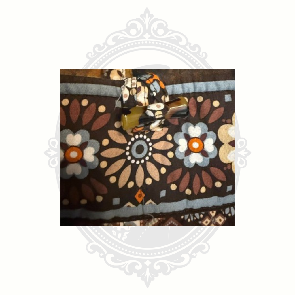 Vera Bradley Brown Floral Quilted Tote Bag | Toggle Closure Shoulder Bag