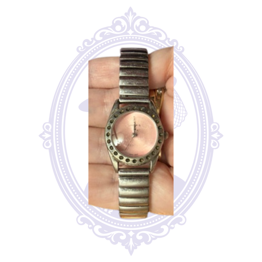 Vintage Concepts in Time N.Y. Pink Dial Silver-Tone Bracelet Watch