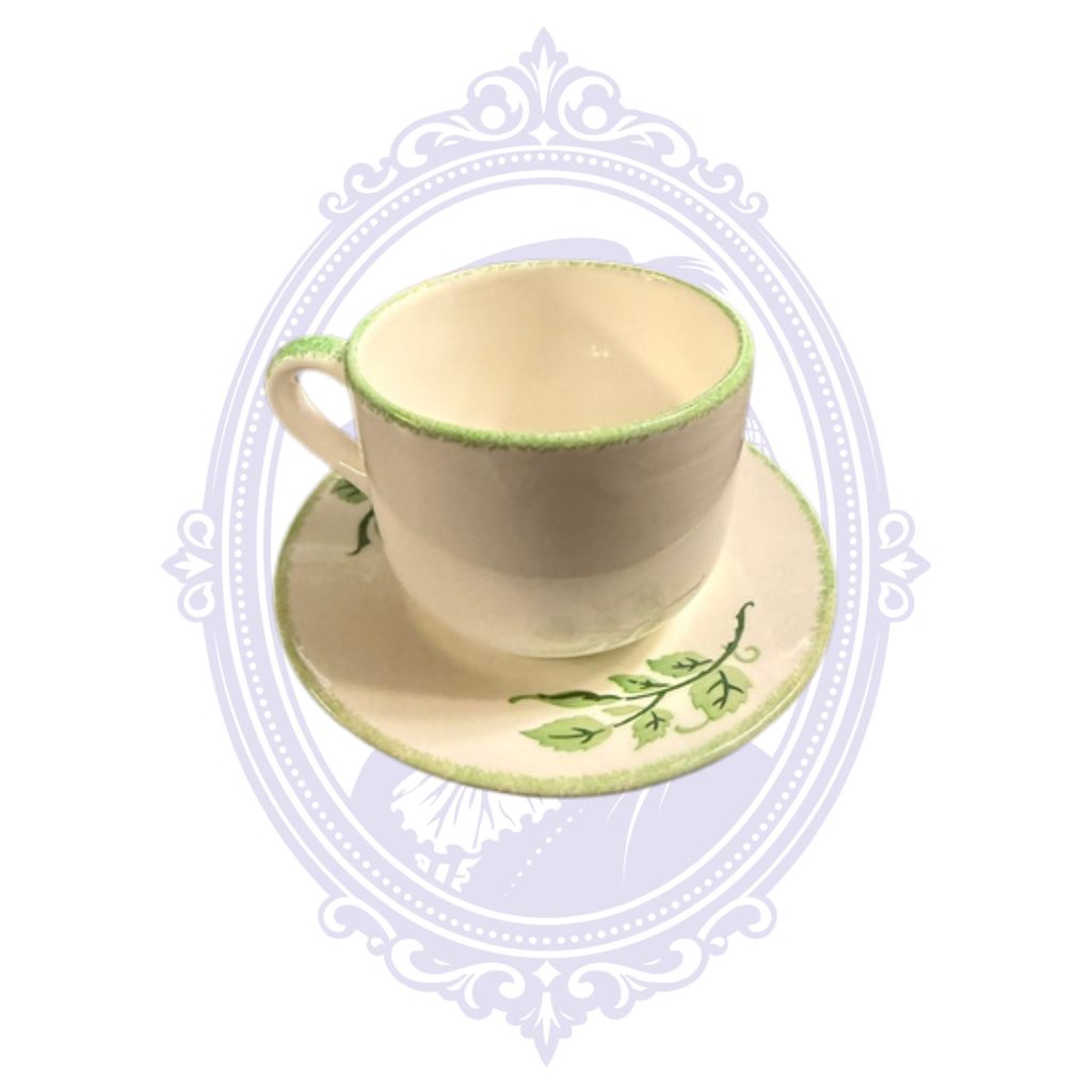 Vintage Rosenthal Germany Hand-Painted “Mother” Rose Cup & Saucer