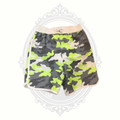 Wonder Nation Boys 2T Neon Camo Swim Trunks